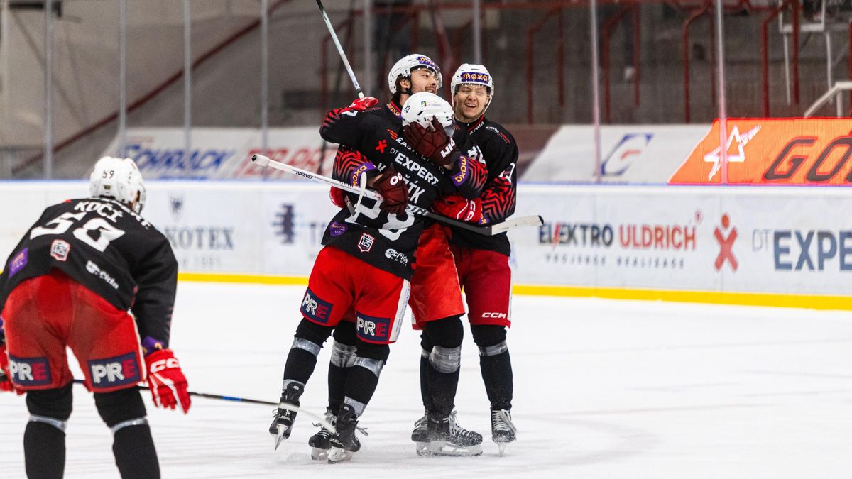 Slavia ve šlágru první hokejové ligy zdolala Litoměřice